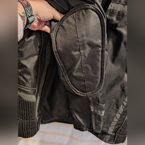 NWT Men's Milwaukee Leather Vented Textile protective motorcycle jacket - Picture 5 of 11